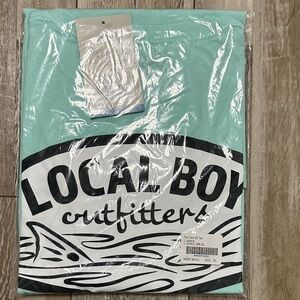 Local Boy Outfitters Fish Tails Men's Short Sleeve Tee - Mint Green